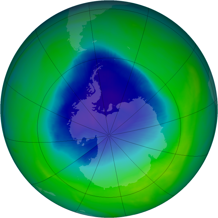 Ozone Map 2005-11-02